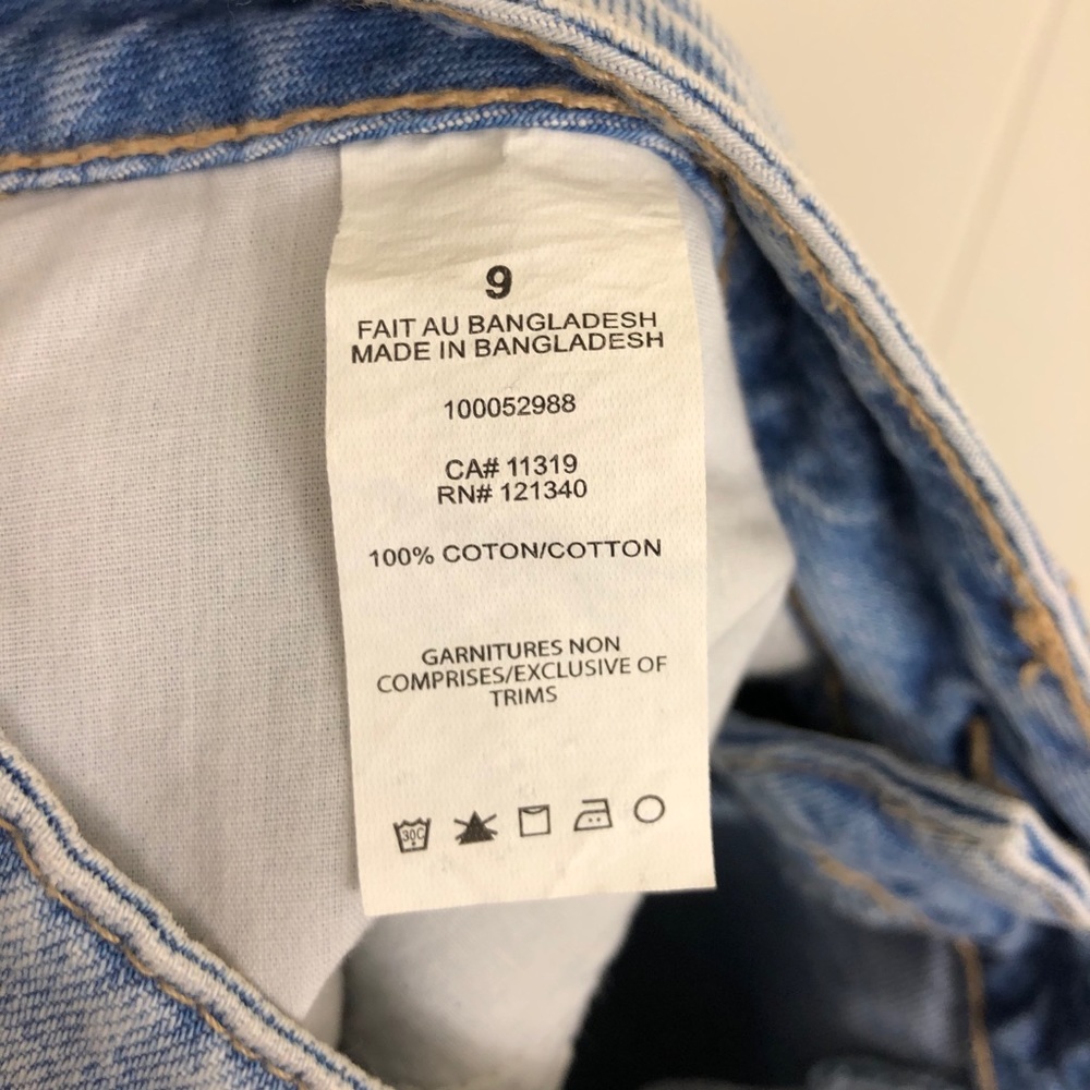 NWT Garage Mom Shorts Sky Blue Sz 29 - Picture 10 of 10